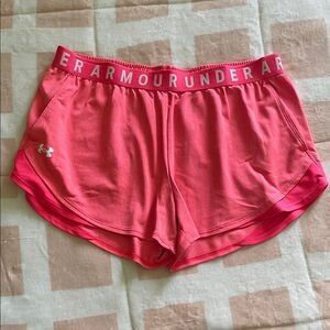 Under Armour Women's Pink Athletic Shorts